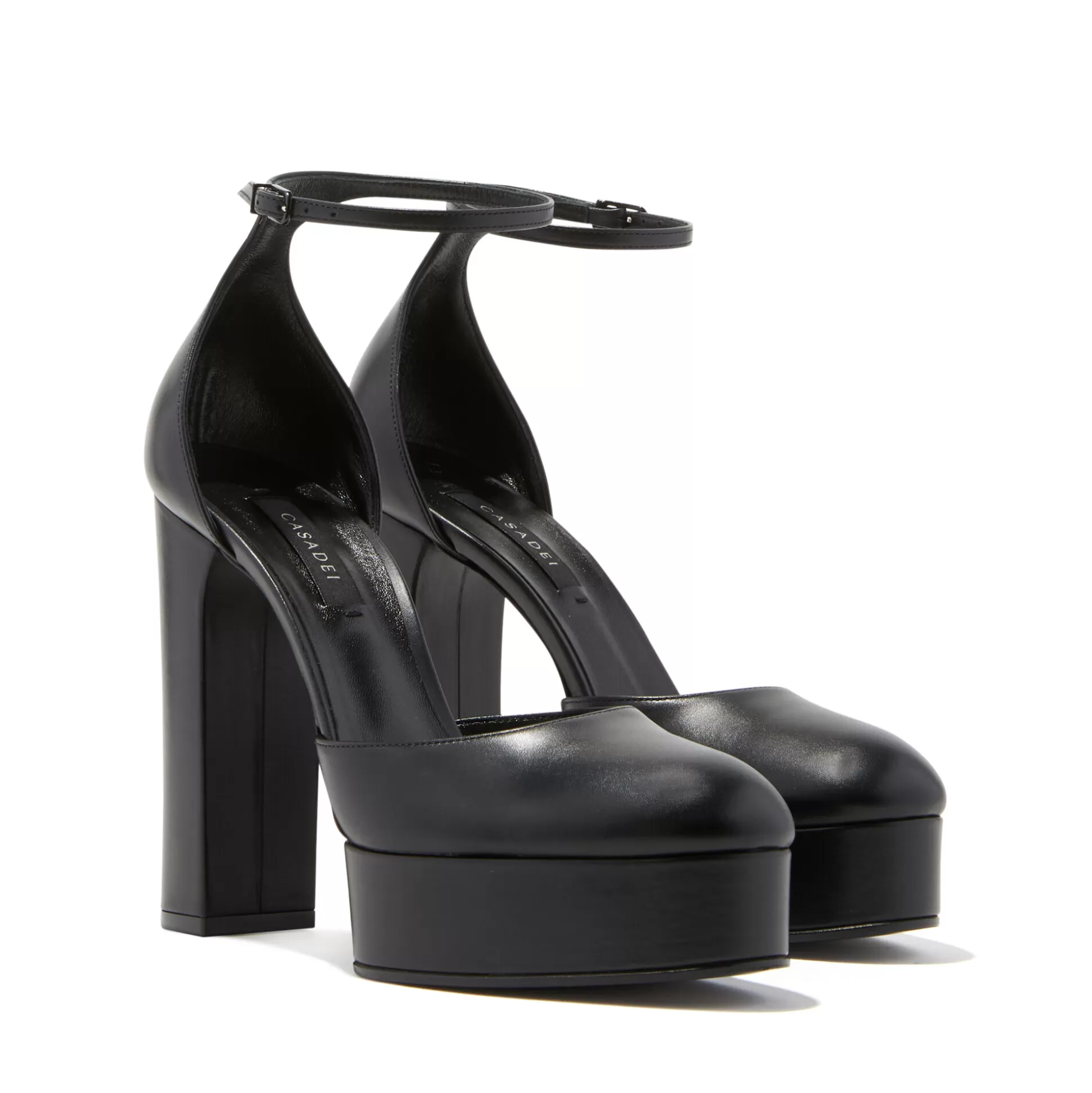 Clearance Betty Leather Platforms