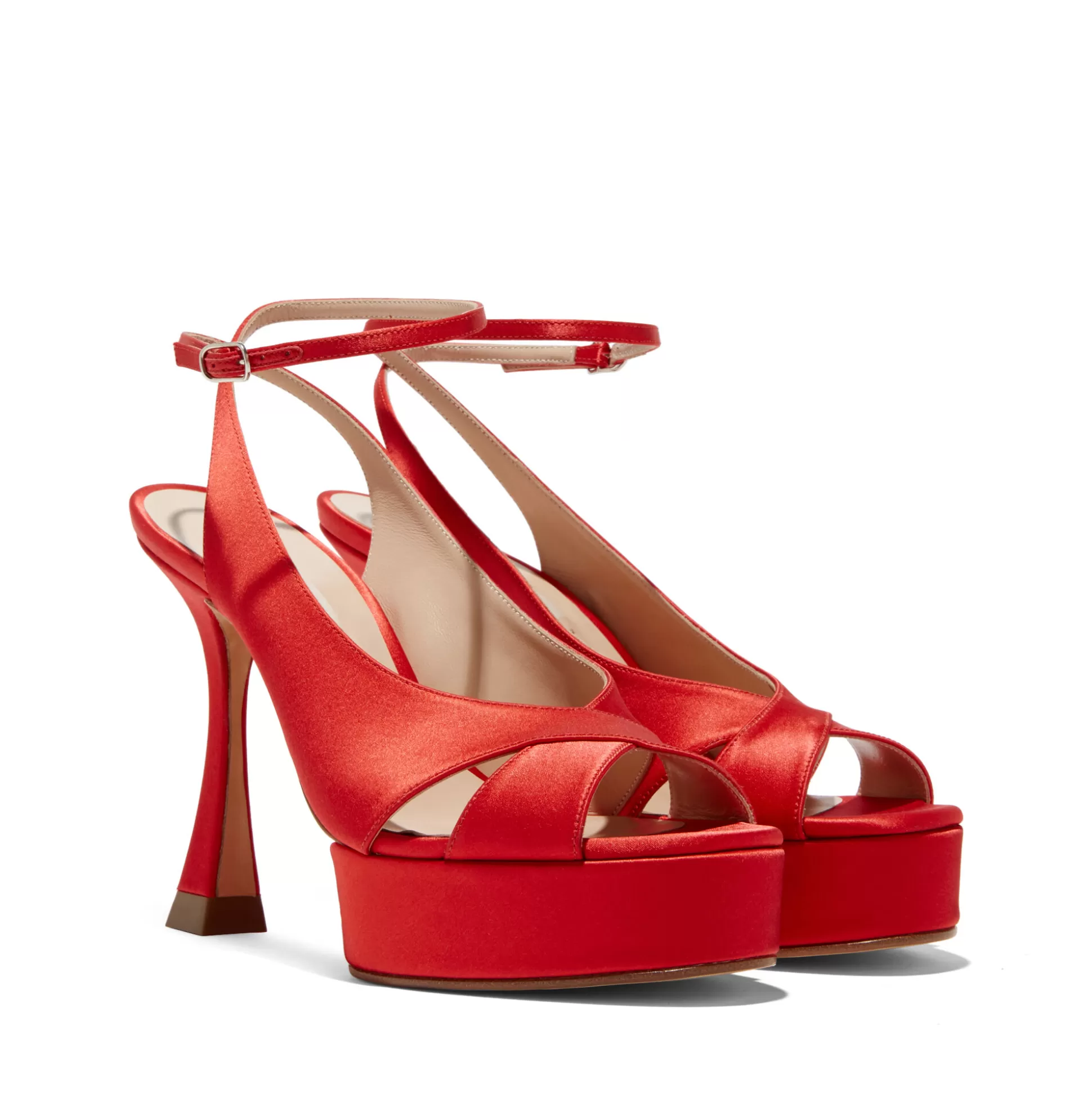 Cheap Donna Satin Platform Sandals Platforms | Sandals