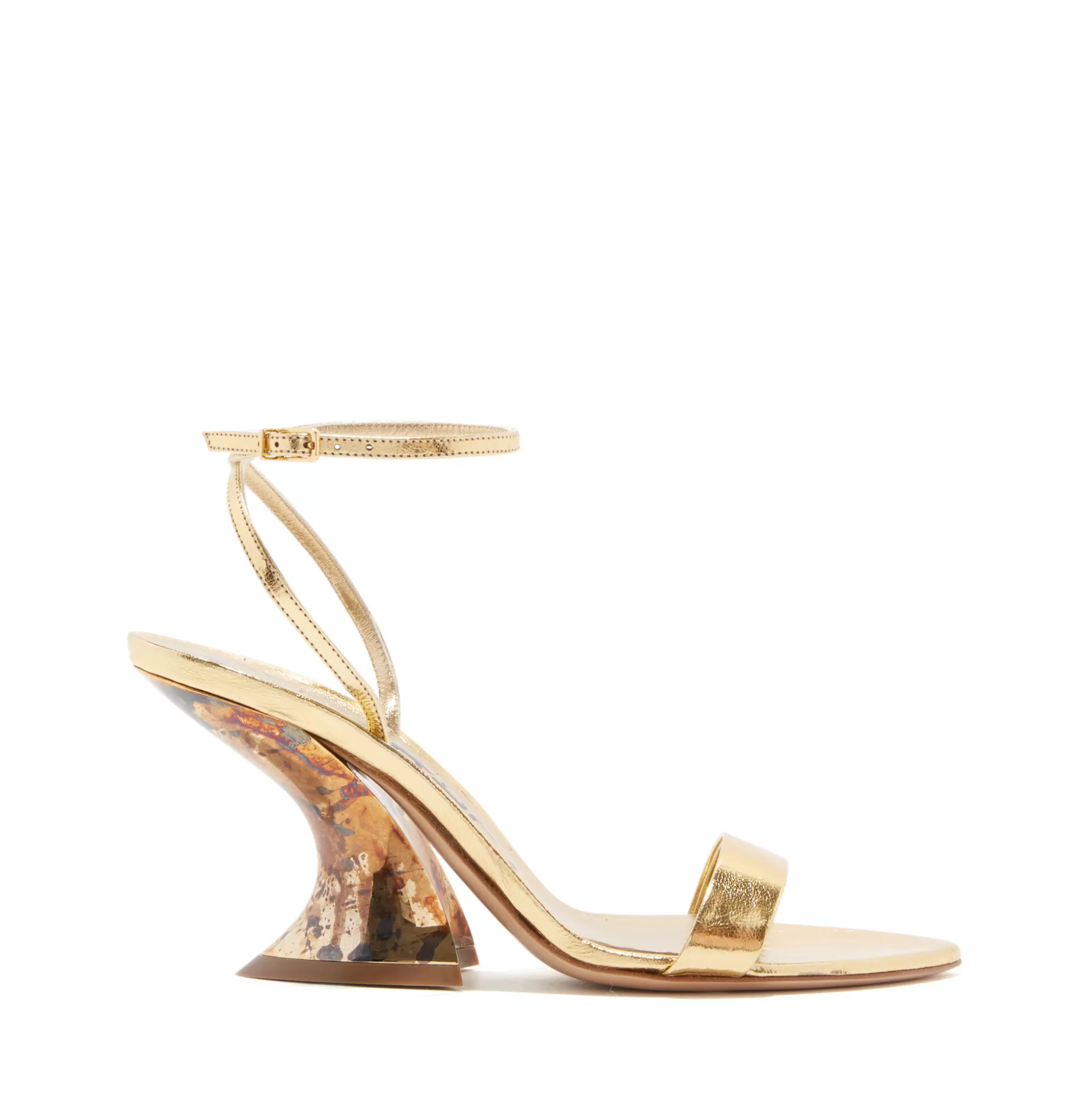 Cheap Elodie Metallic Sandals