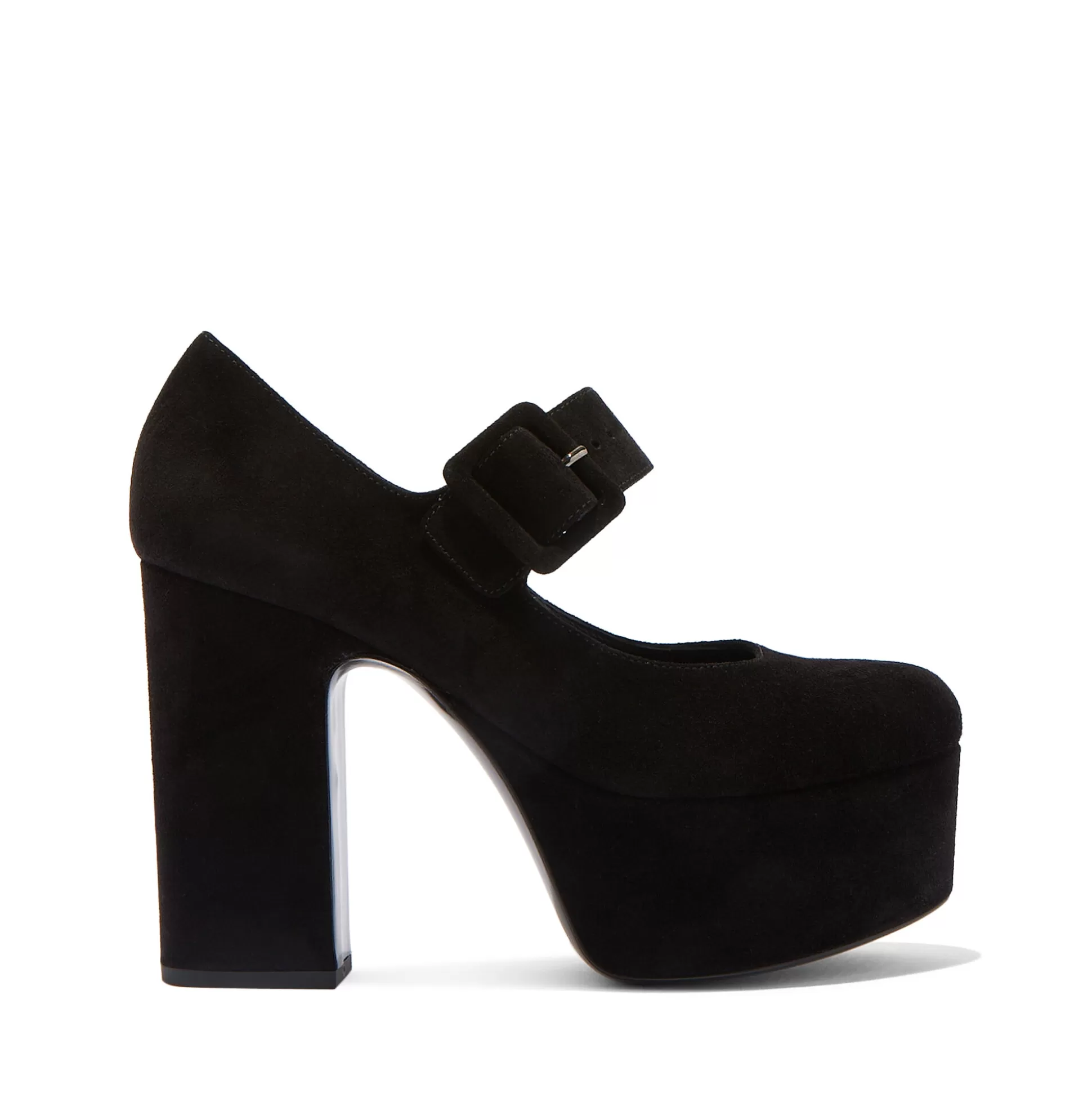 Hot Isa Suede Mary Jane Platforms