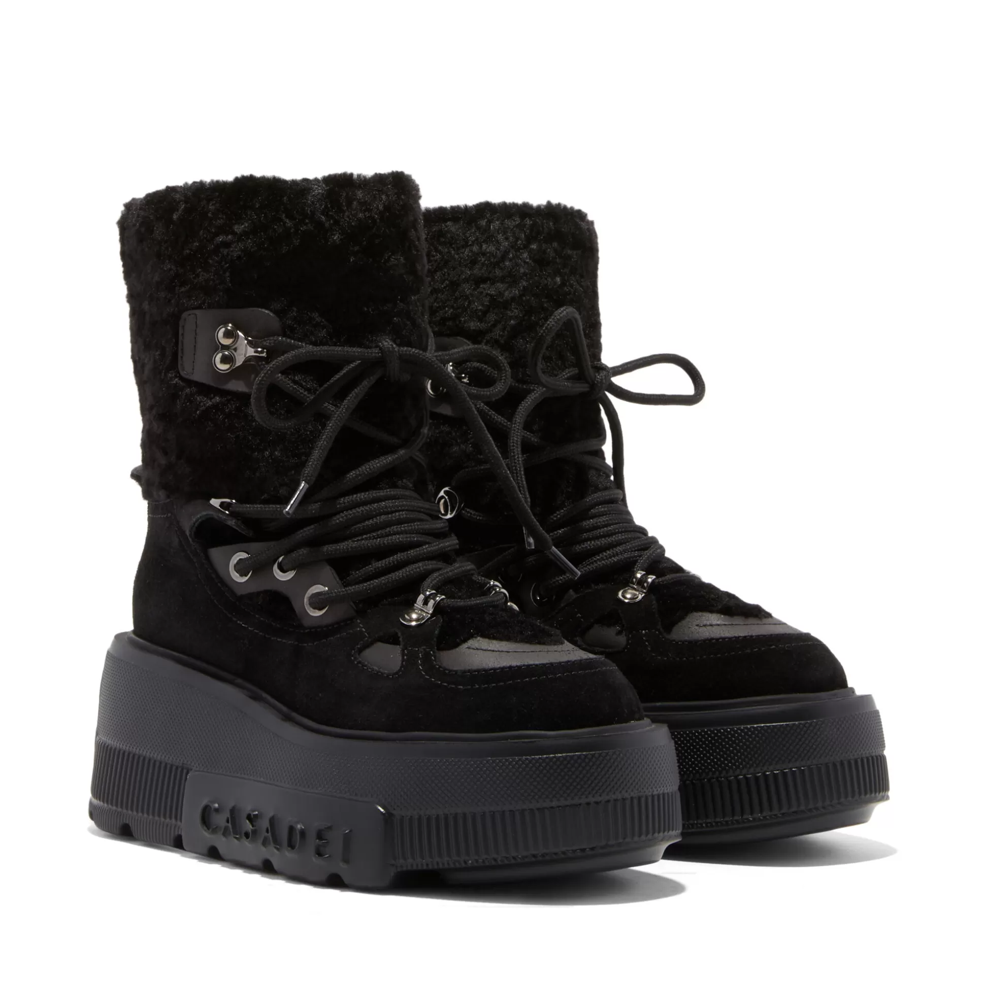 Outlet Nexus Skipass Faux Fur Ankle Boots | XXL Sole