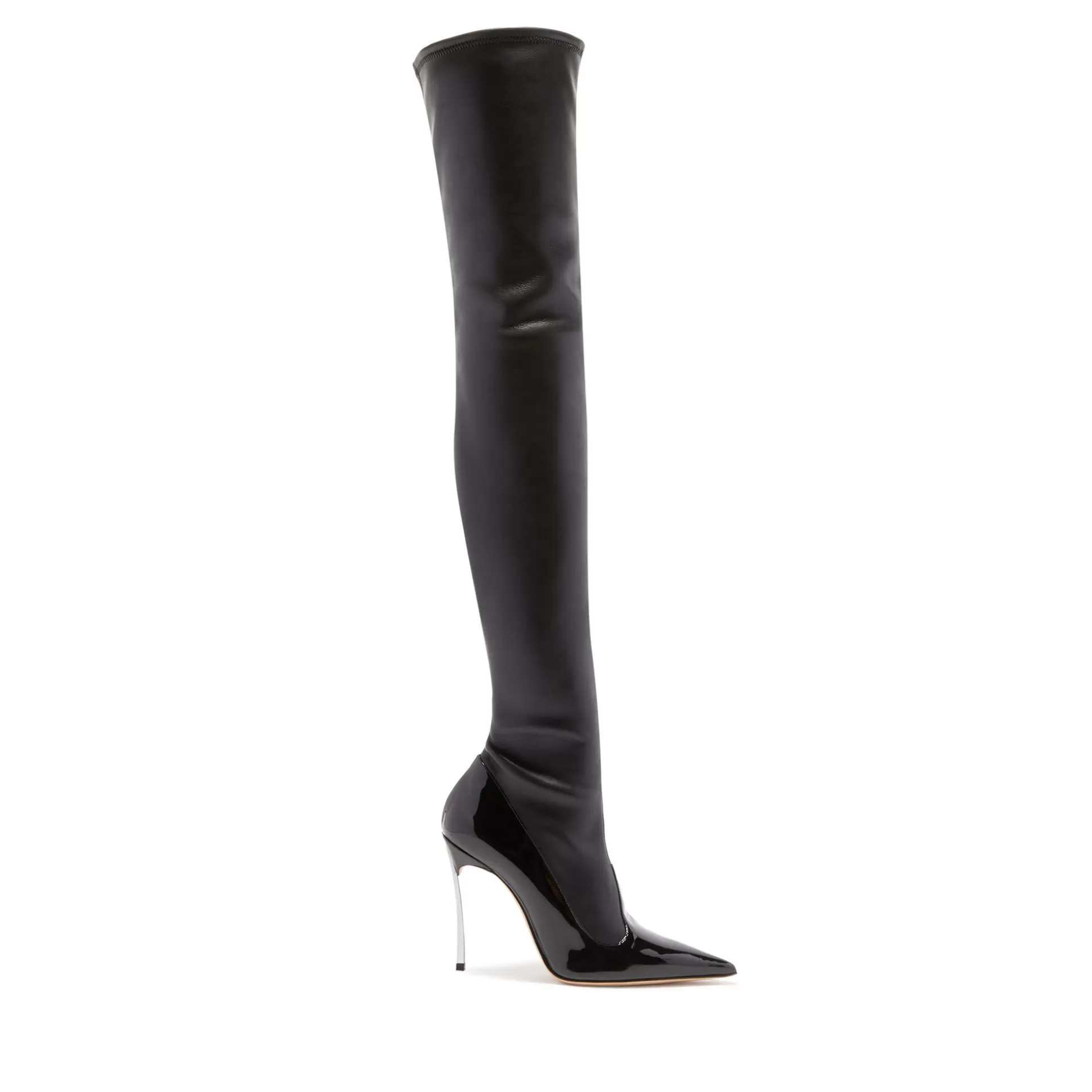 Shop Super Blade Divina Patent Leather Over the Knee Boots | High Boots